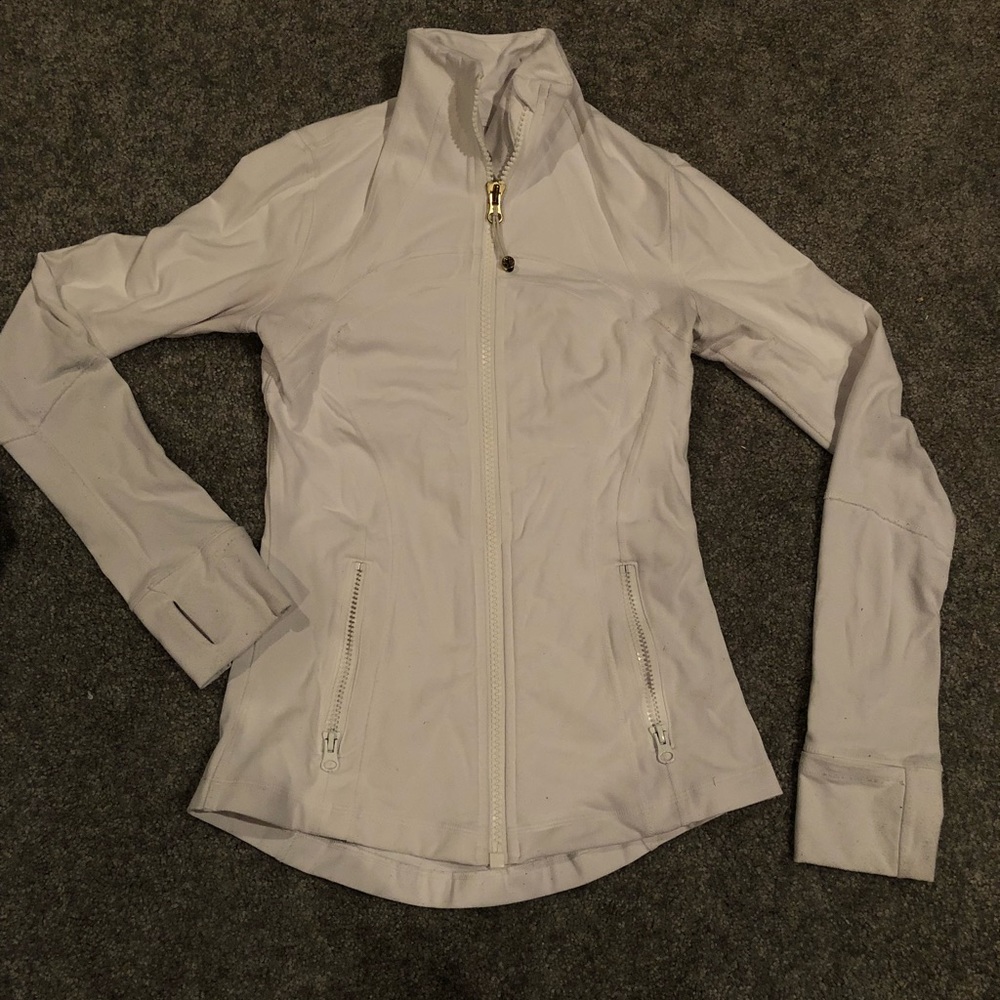 Lululemon white “define” jacket